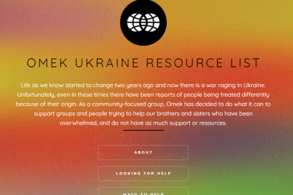 OMEK Ukraine Refugee Crisis Resources List